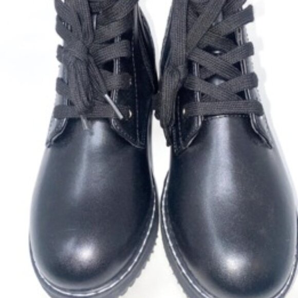 Madden Girl I-MKURT Black Side Zip Sparkle Ankle Boots Size 5 - Picture 5 of 6